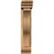 Ekena Millwork Funston Traditional Smooth Bracket w/ Offset Brace, Western Red Cedar, 5 1/2"W x 20"D x 28"H BKT0604X20X28FST01SWR - alternate 3